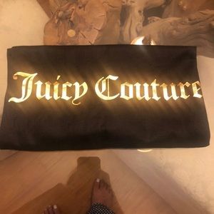 Juicy couture gold foil logo dustbag XL